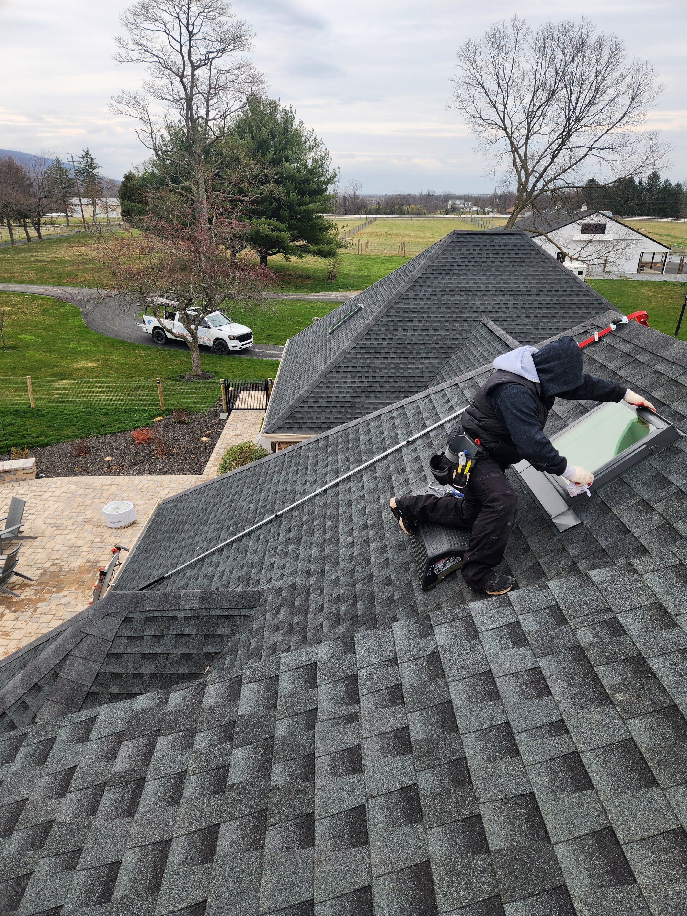 Certified Velux skylight installation in Chambersburg pa. 