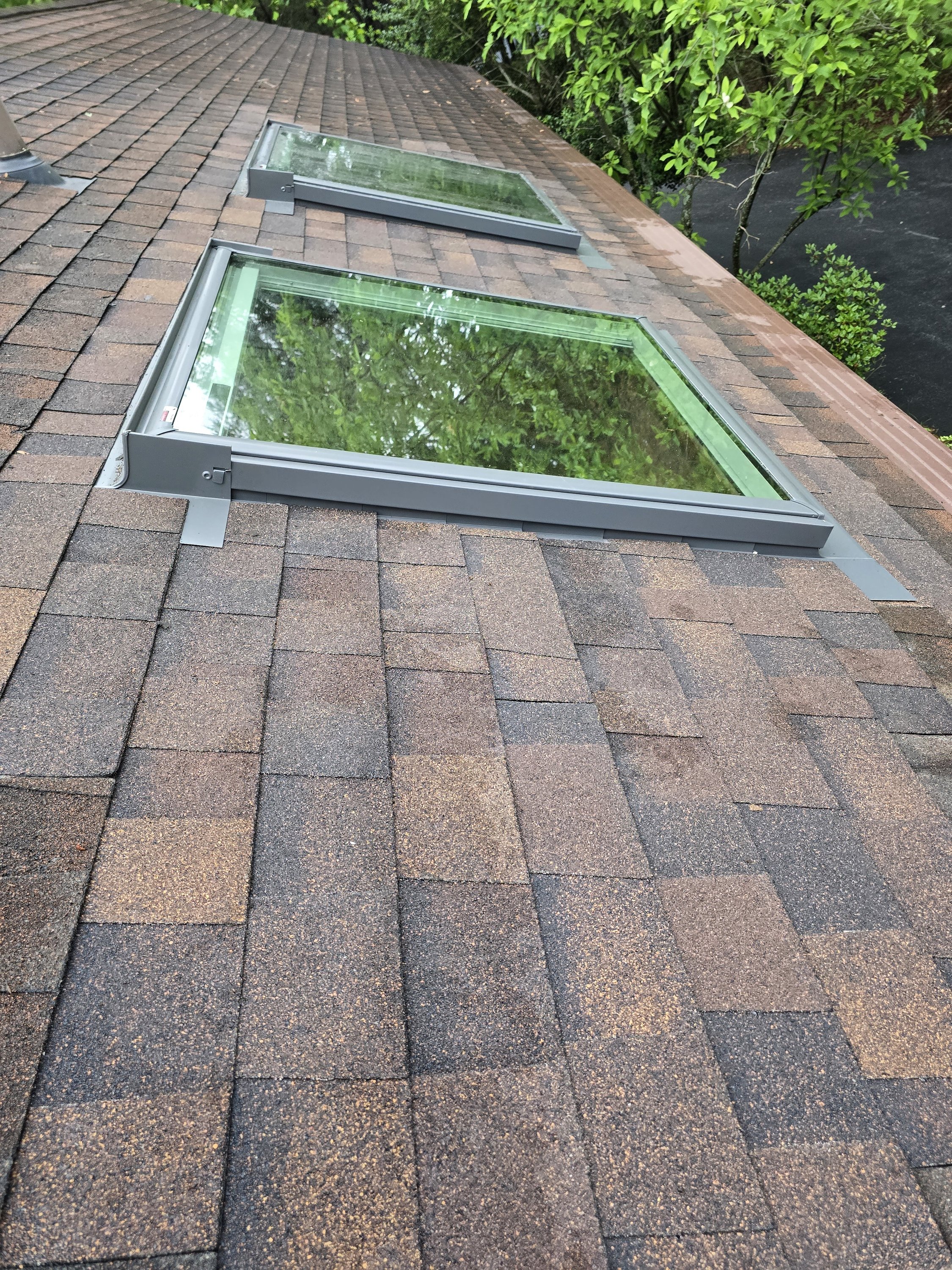DRX is Velux Certified. Installation on the 4ft x 4ft skylights with blinds in Mechanicsburg Pa. 